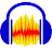 Audacity 音频编辑 logo